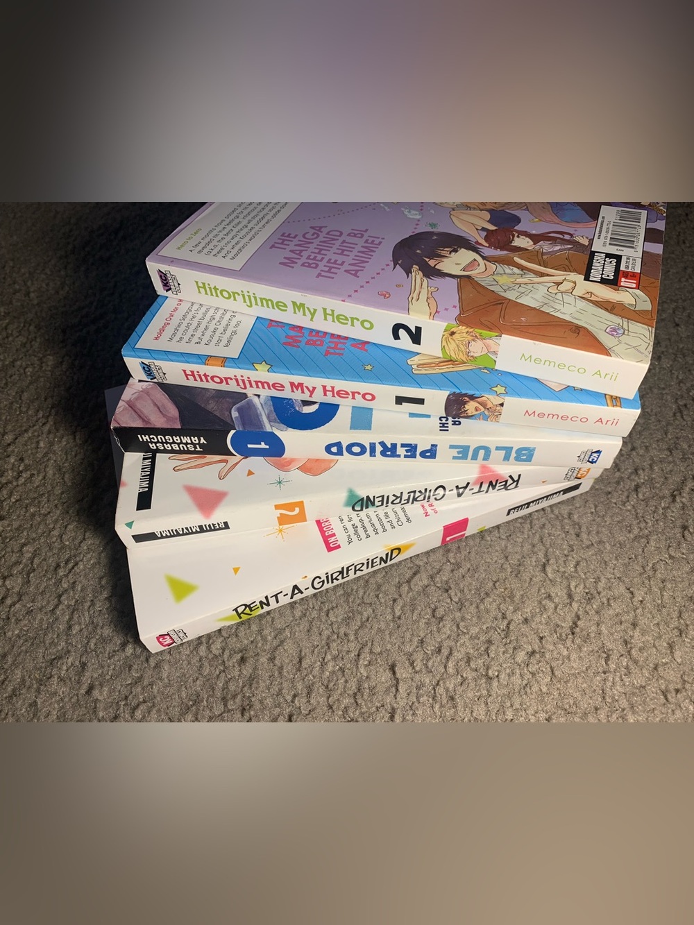 Hitorijime My Hero, Rent-A-Girlfriend, Blue Period Manga Bundle